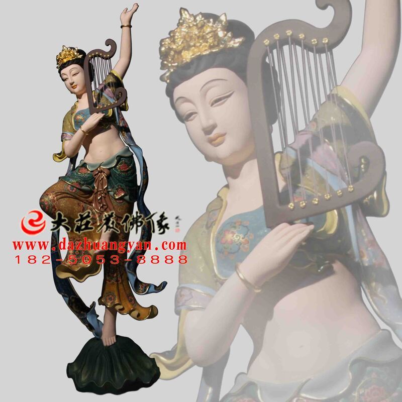 箜篌伎乐天的起源