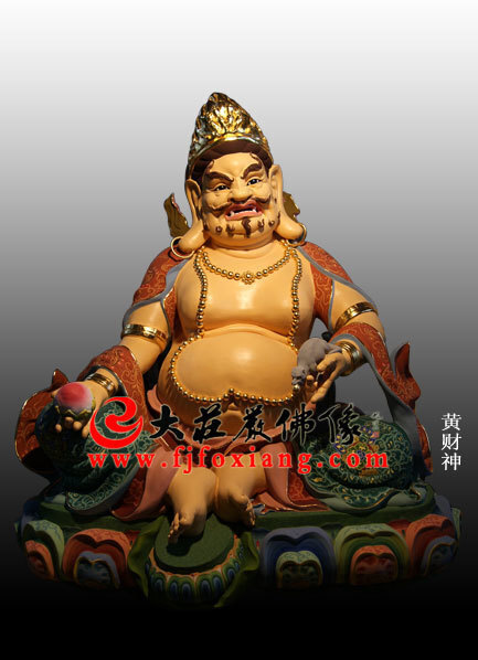 黄财神雕塑