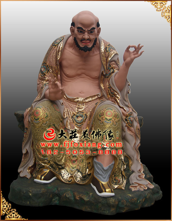 宾度罗跋罗堕阁尊者塑像