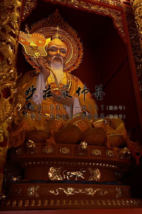 道德天尊侧面实拍