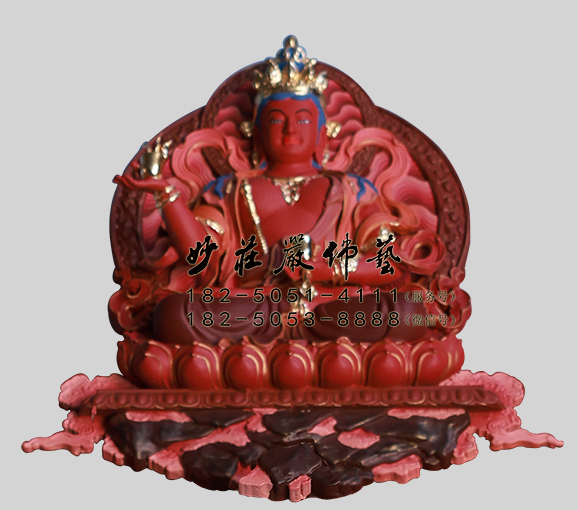 铜雕文武百尊之金刚灯母