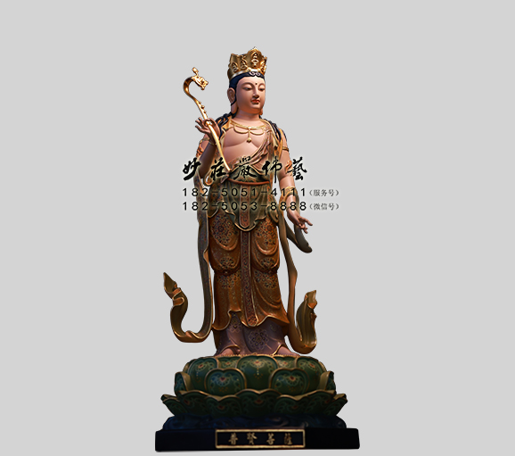 铜雕八大菩萨之普贤菩萨佛像