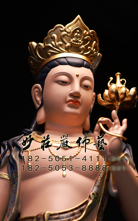 弥勒菩萨局部特写