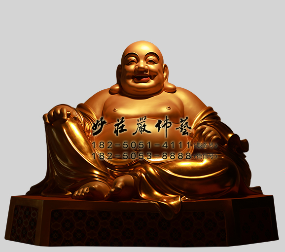 铜雕弥勒佛像 弥勒佛雕塑 弥勒佛塑像