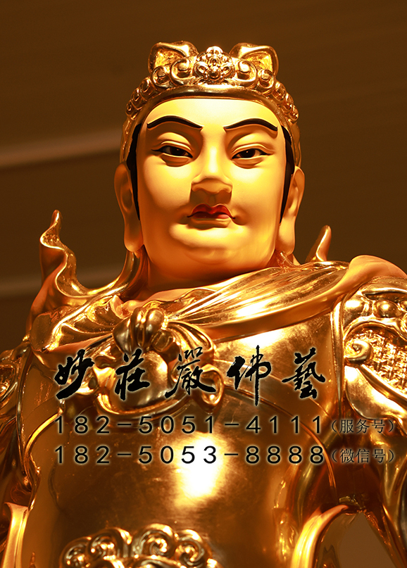 关平神像正面近照 关平神像正面近照