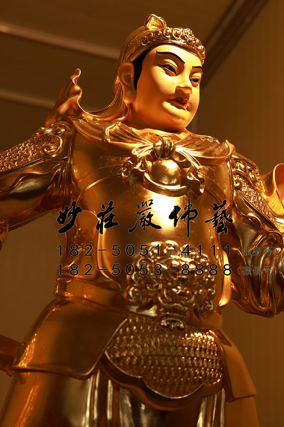 关平神像左侧照 关平神像左侧照