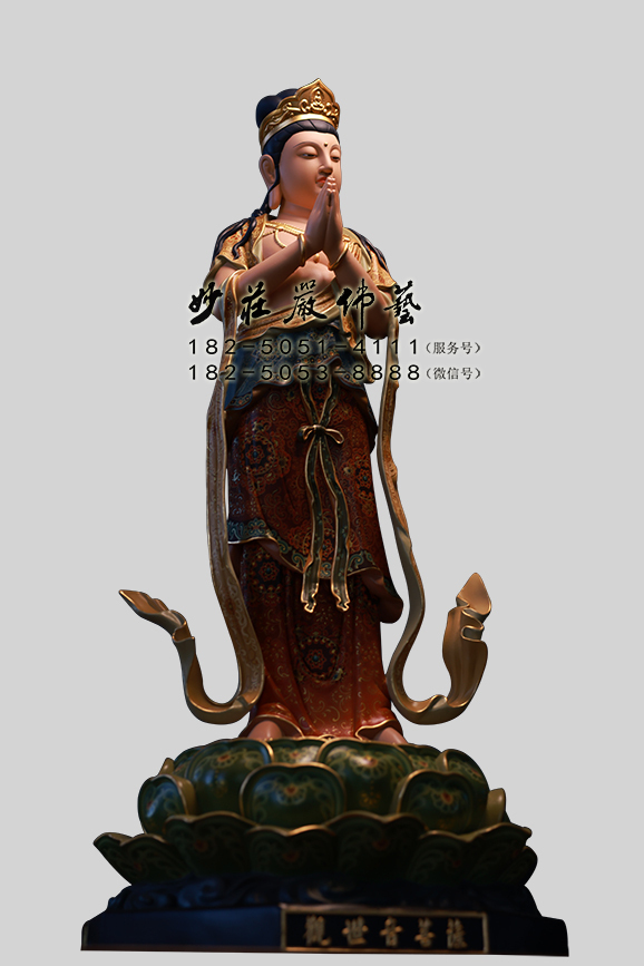 观音菩萨左侧照 观音菩萨左侧照