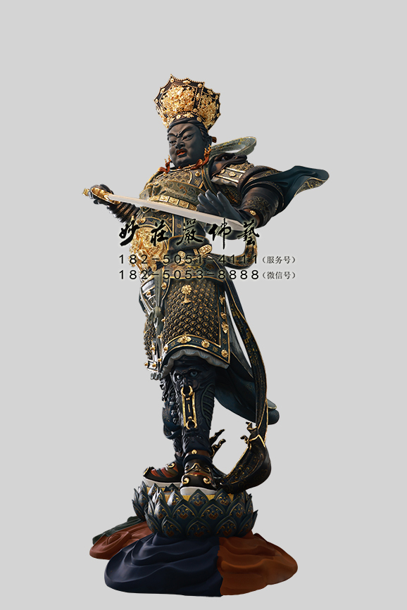 增长天王右侧照