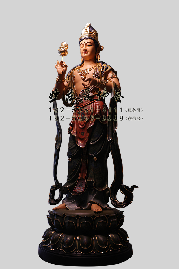 日光菩萨塑像右侧照 日光菩萨塑像右侧照