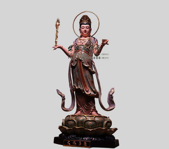 铜雕文殊菩萨塑像 文殊菩萨佛像 文殊菩萨雕塑