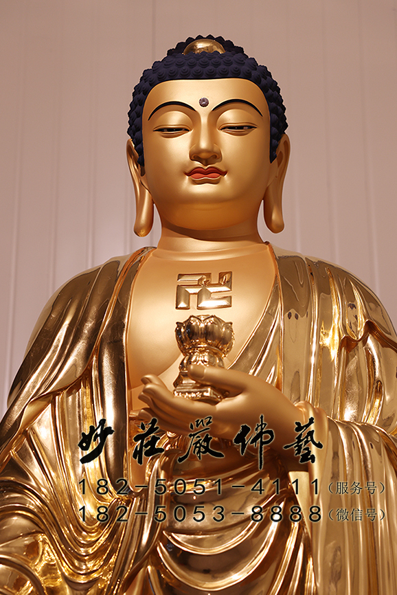 阿弥陀佛正面近照特写